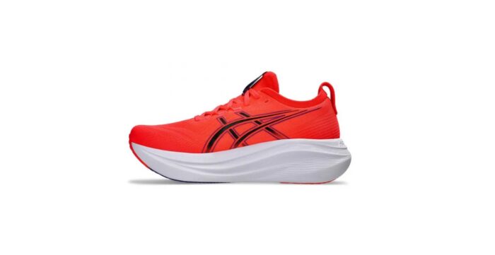 ASICS GEL NIMBUS 27 1011B958 600 ΚΟΚΚΙΝΟ ΜΑΥΡΟ - Εικόνα 2