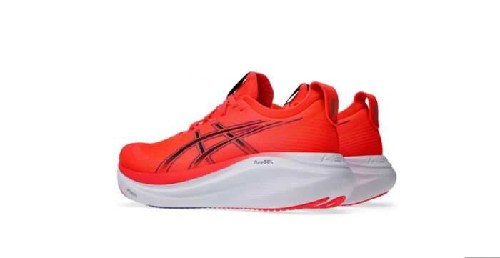 ASICS GEL NIMBUS 27 1011B958 600 ΚΟΚΚΙΝΟ ΜΑΥΡΟ - Εικόνα 5