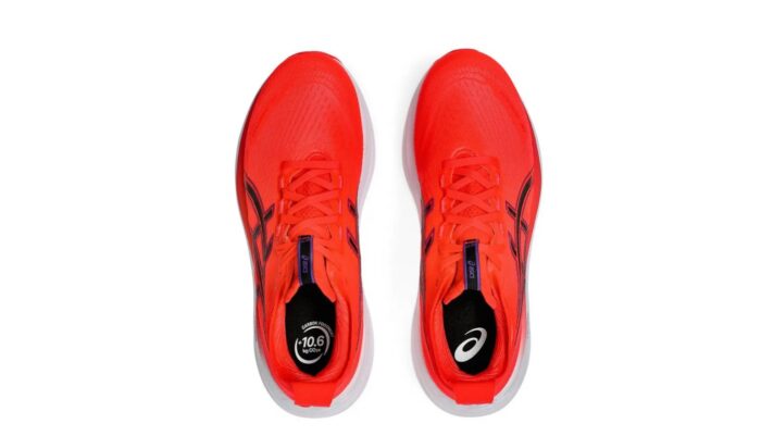 ASICS GEL NIMBUS 27 1011B958 600 ΚΟΚΚΙΝΟ ΜΑΥΡΟ - Εικόνα 6
